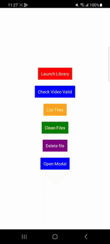 The trimmer editor running on Android